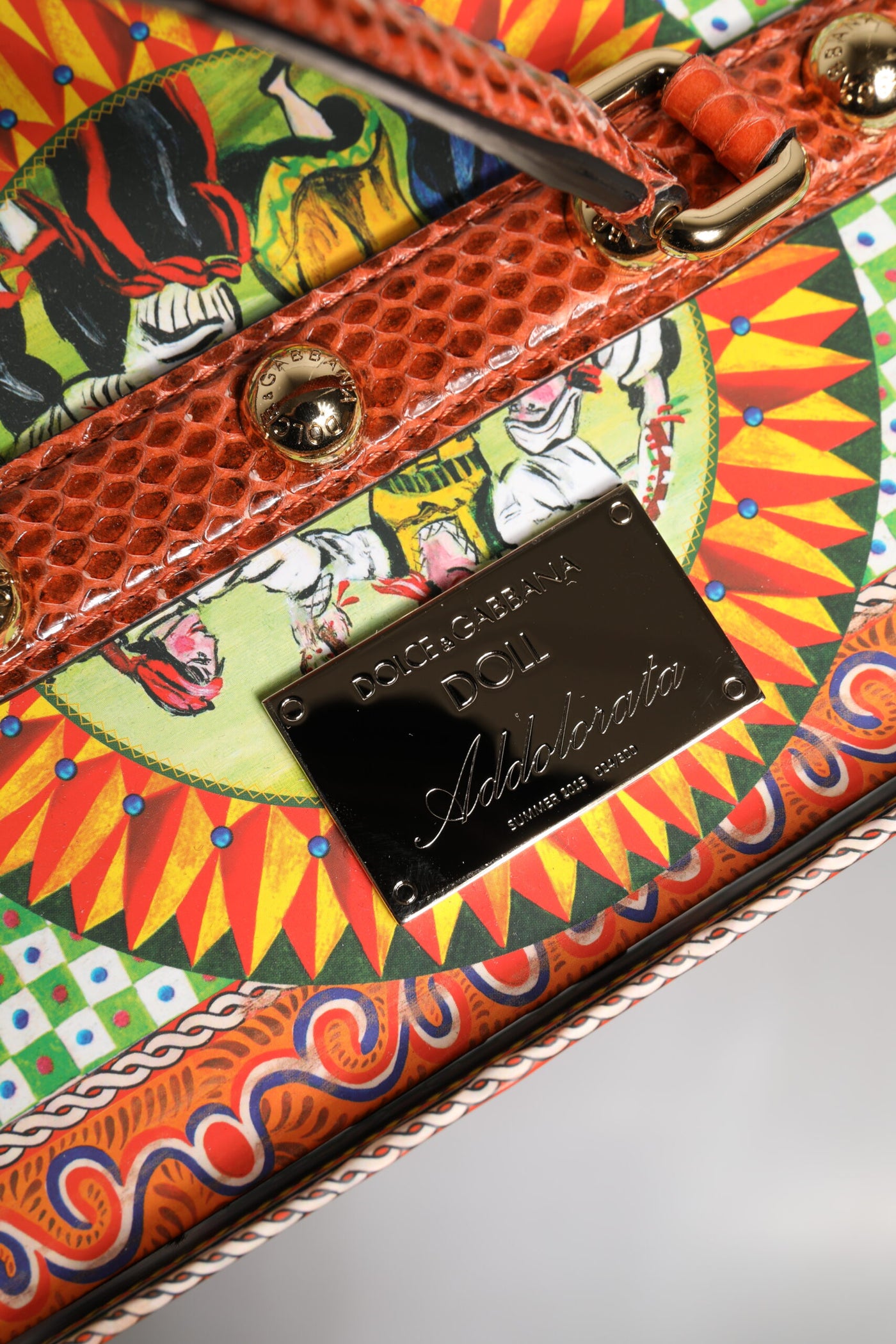 Dolce & Gabbana Schwarzes Kleid Keramik Porzellan Mode Leder Sizilien Puppen