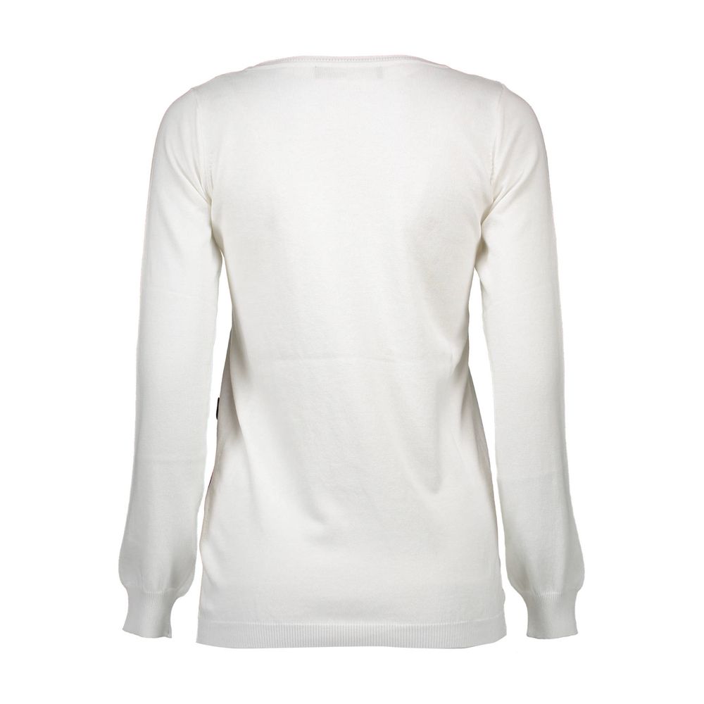 Love Moschino Weiß Andere Fasern Frauen Pullover
