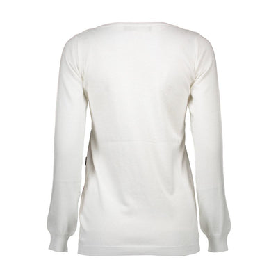 Love Moschino Weiß Andere Fasern Frauen Pullover