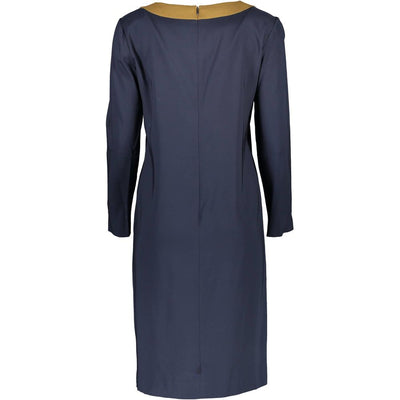 Gant Blaues Viskosekleid für Frauen