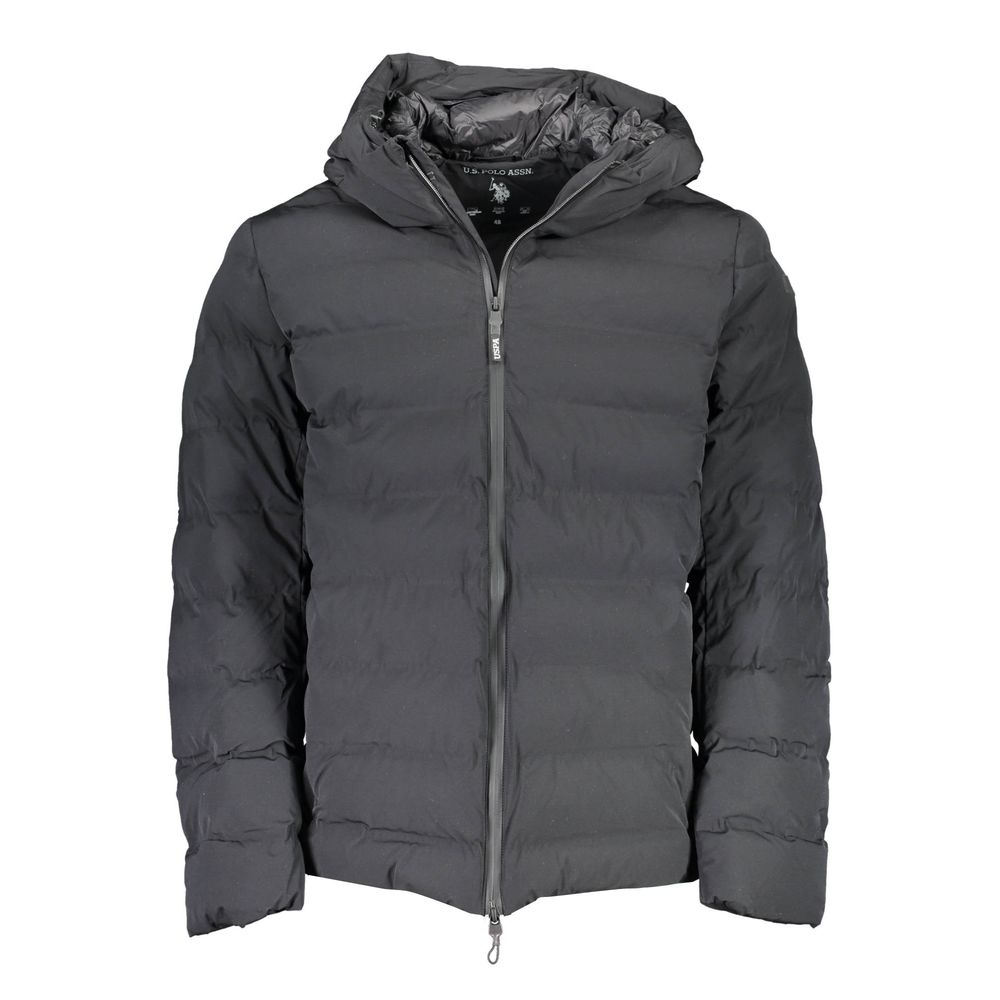 U.S. POLO ASSN. Schwarze Elastan Herrenjacke