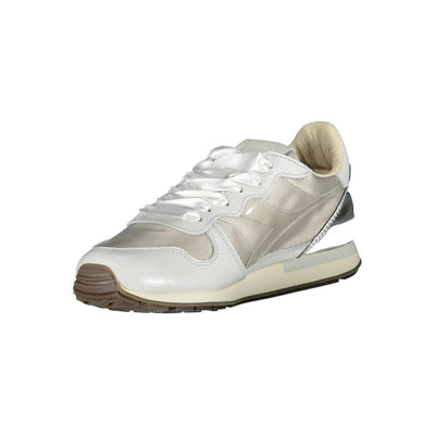 Diadora Graue Leder Damen Sneaker