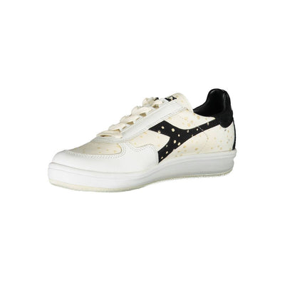 Diadora Weißes Leder Damen Sneaker