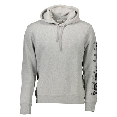 Napapijri Grauer Baumwollpullover für Männer