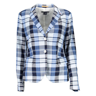 Gant Hellblaue Baumwolle Frauen Jacke
