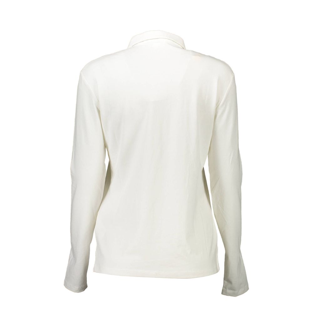 U.S. POLO ASSN. Weißes Baumwoll-Poloshirt für Frauen