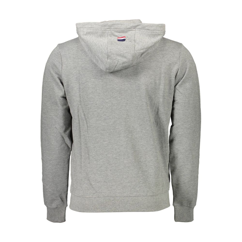 U.S. POLO ASSN. Grauer Baumwollpullover für Männer