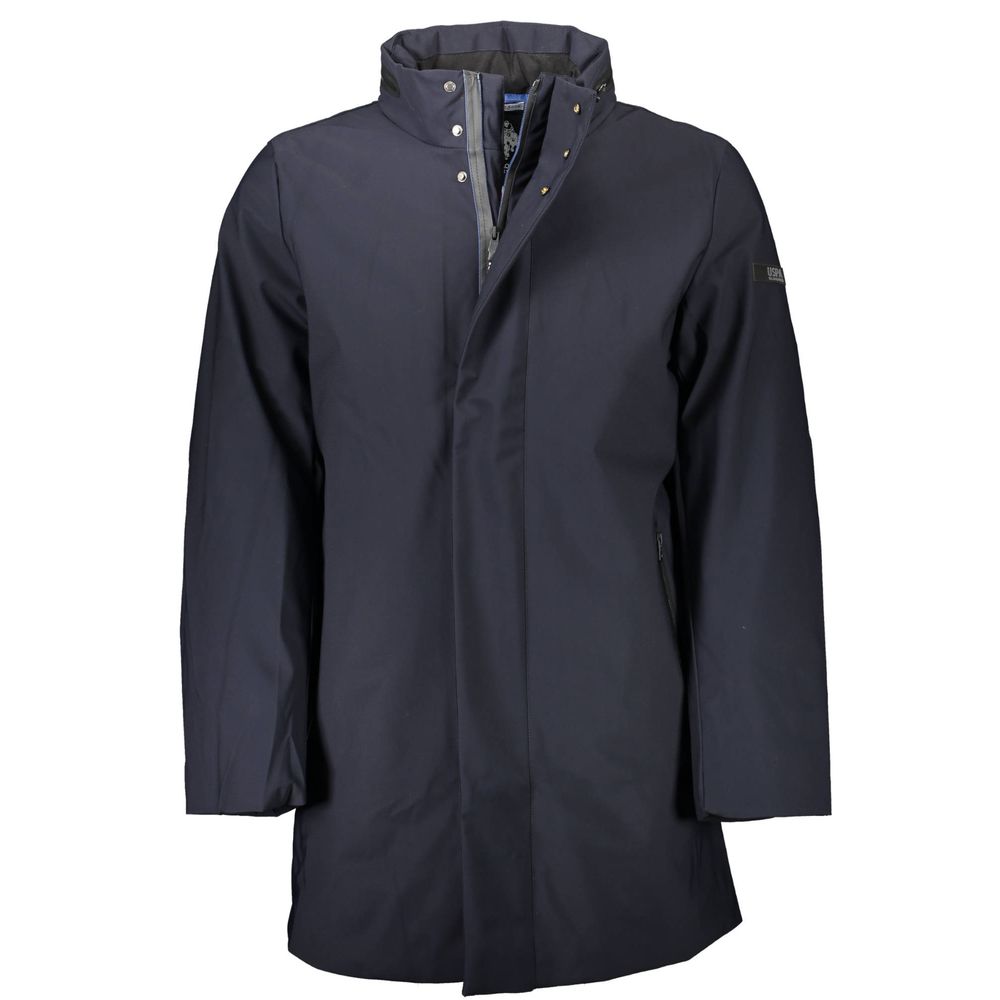 U.S. POLO ASSN. Blaue Polyester Herren Jacke