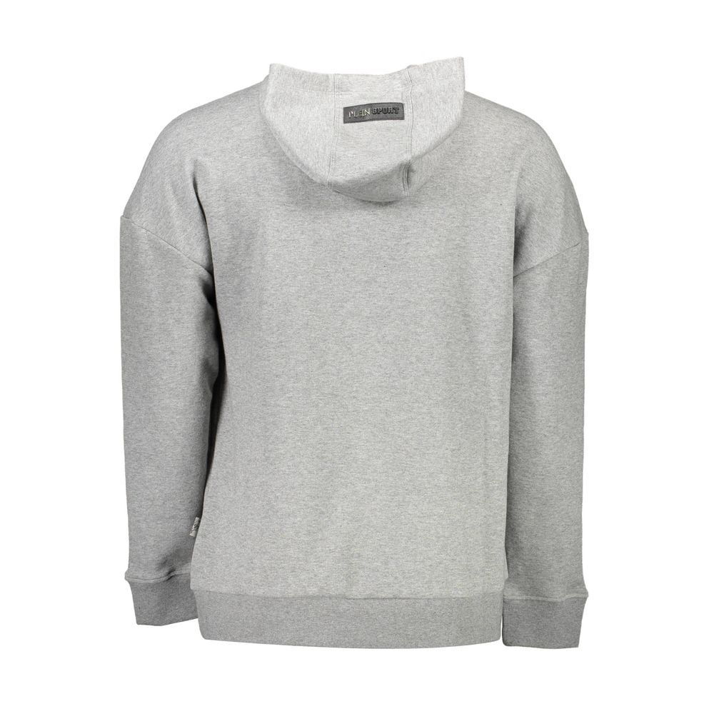 Plein Sport Grauer Baumwollpullover für Männer