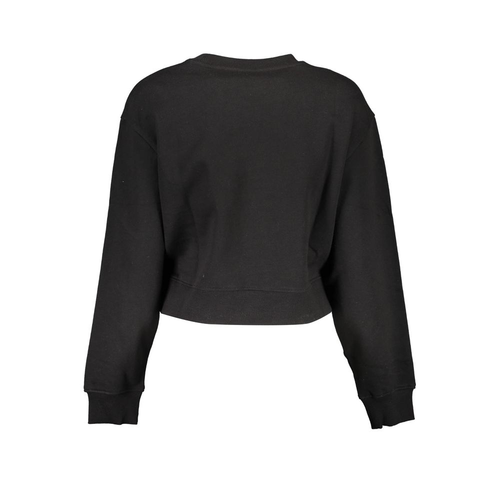 Guess Jeans Schwarzer Baumwollpullover für Frauen