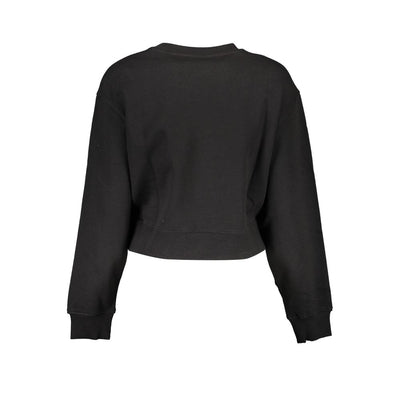 Guess Jeans Schwarzer Baumwollpullover für Frauen