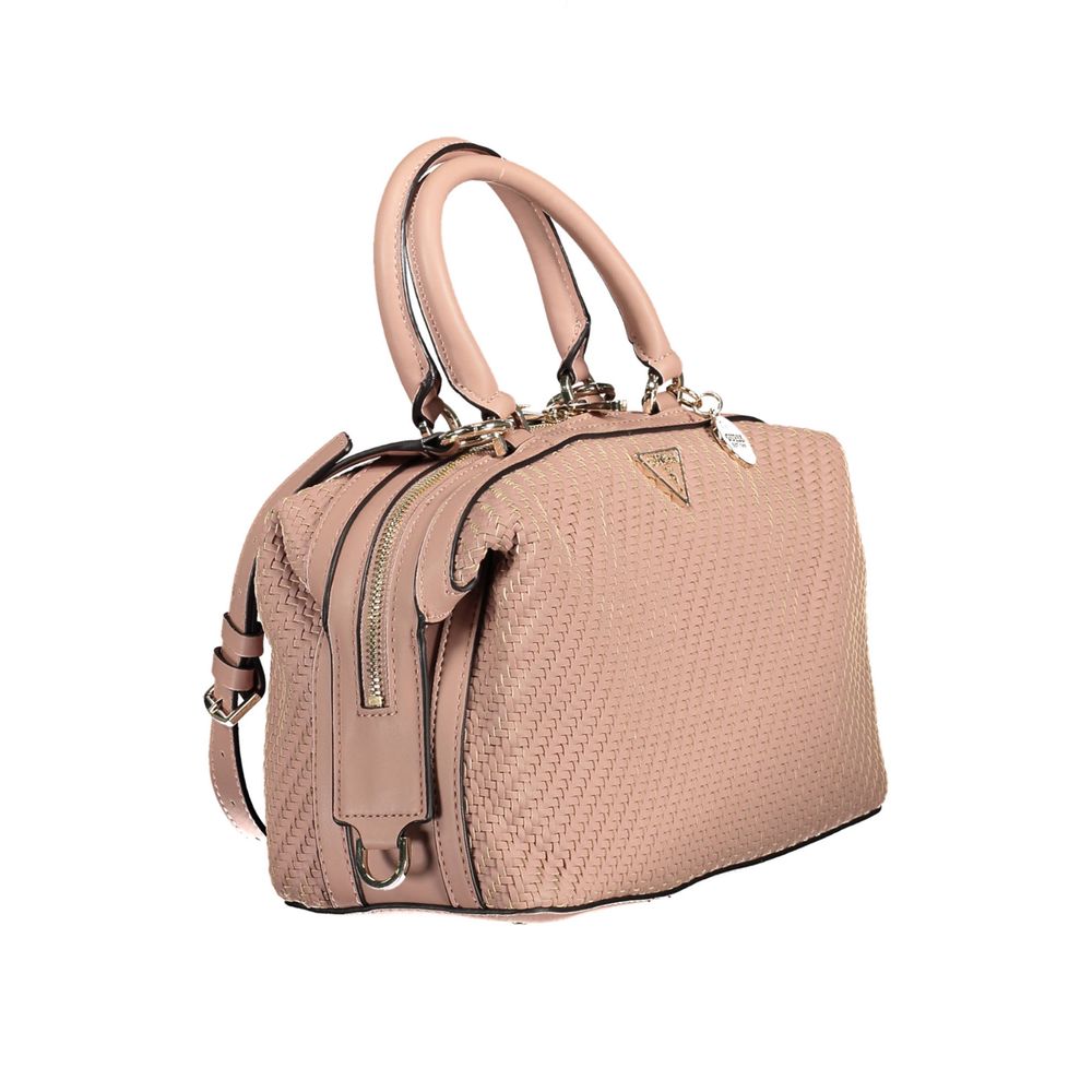 Guess Jeans Rosa Polyethylen Frauen Handtasche