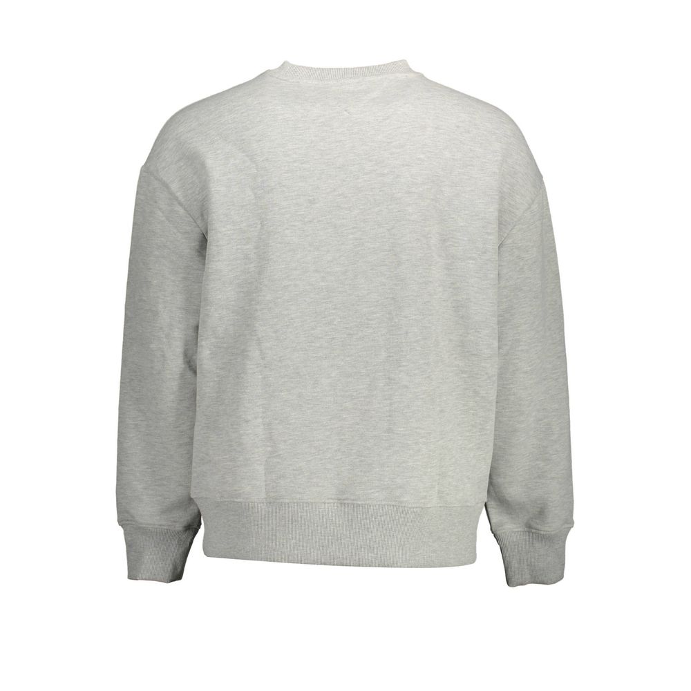 Tommy Hilfiger Grauer Baumwollpullover für Männer