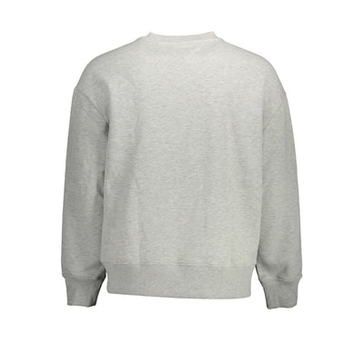 Tommy Hilfiger Grauer Baumwollpullover für Männer