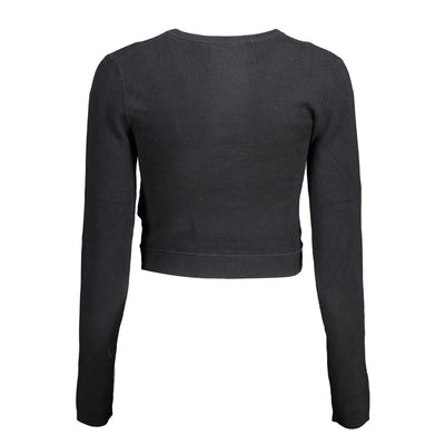 Calvin Klein Schwarzer Lyocell-Pullover für Frauen