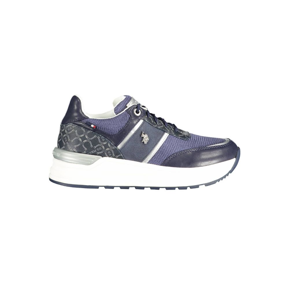 U.S. POLO ASSN. Blaue Polyester Damen Sneaker