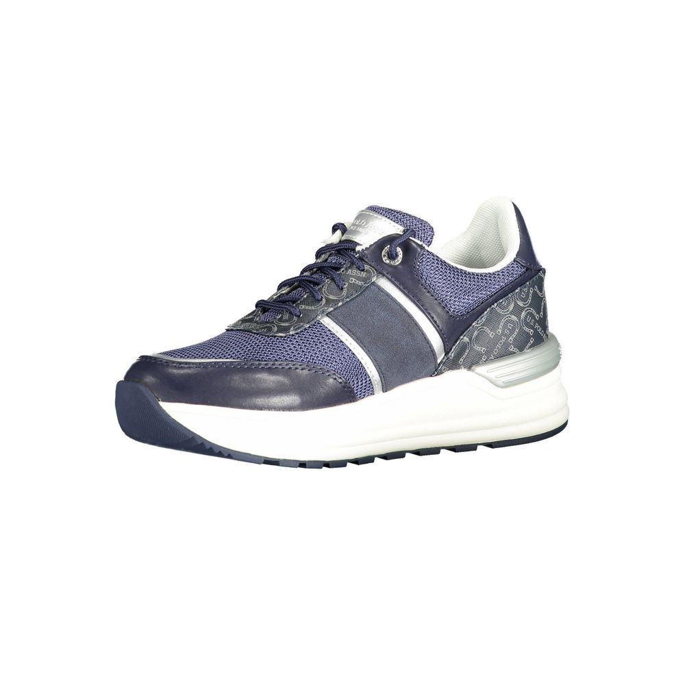 U.S. POLO ASSN. Blaue Polyester Damen Sneaker