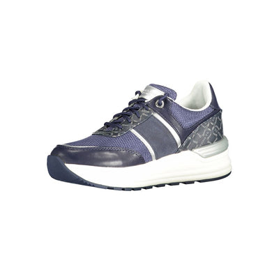 U.S. POLO ASSN. Blaue Polyester Damen Sneaker