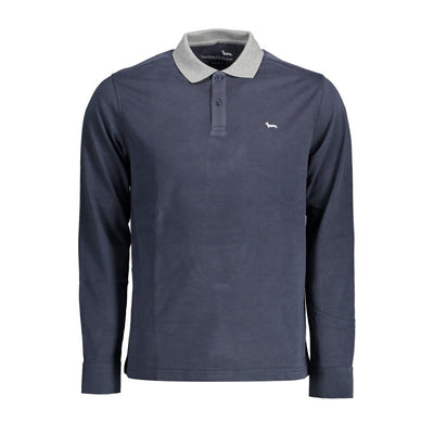 Harmont & Blaine Blaues Baumwoll-Poloshirt für Männer
