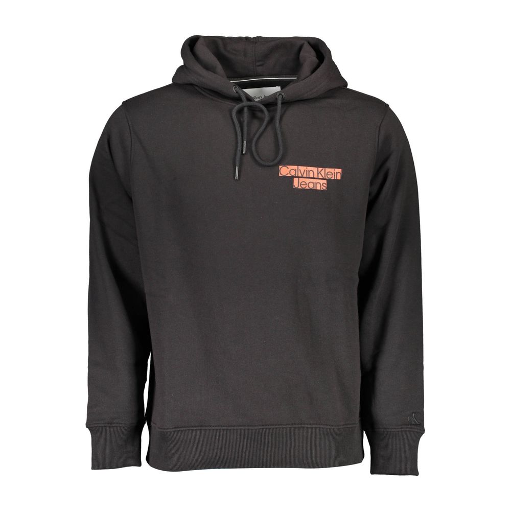 Calvin Klein Schwarzer Baumwollpullover für Männer