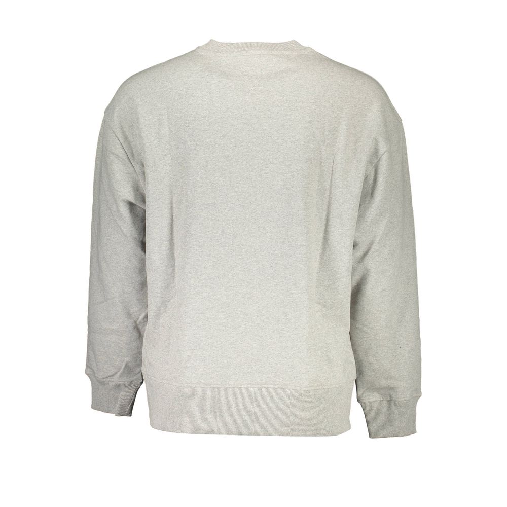 Tommy Hilfiger Grauer Baumwollpullover für Männer