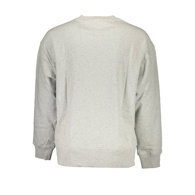 Tommy Hilfiger Grauer Baumwollpullover für Männer