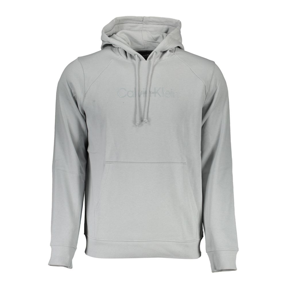 Calvin Klein Grauer Baumwollpullover für Männer