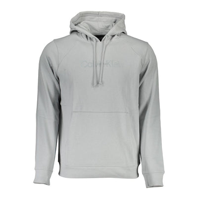 Calvin Klein Grauer Baumwollpullover für Männer