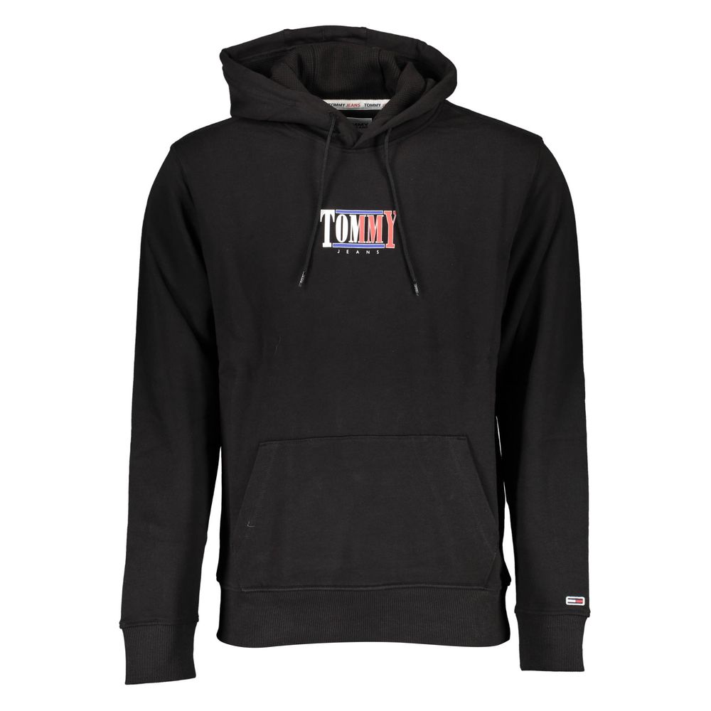 Tommy Hilfiger Schwarzer Baumwollpullover für Männer