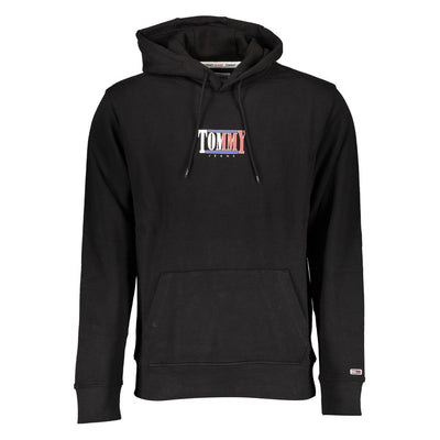 Tommy Hilfiger Schwarzer Baumwollpullover für Männer