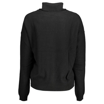U.S. POLO ASSN. Schwarzer Pullover aus Wolle für Frauen