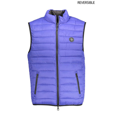 U.S. POLO ASSN. Blaue Nylon Herren Jacke