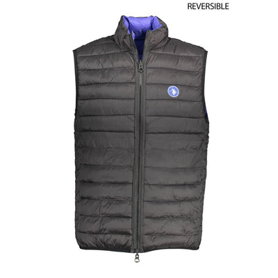 U.S. POLO ASSN. Blaue Nylon Herren Jacke