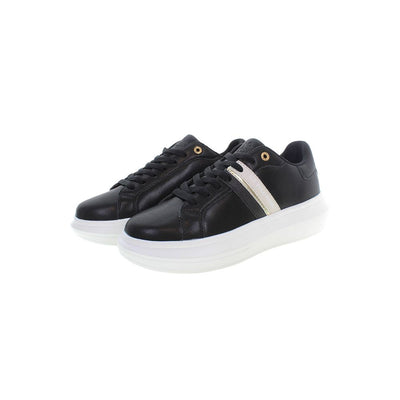 U.S. POLO ASSN. Schwarzer Polyester Damen Sneaker