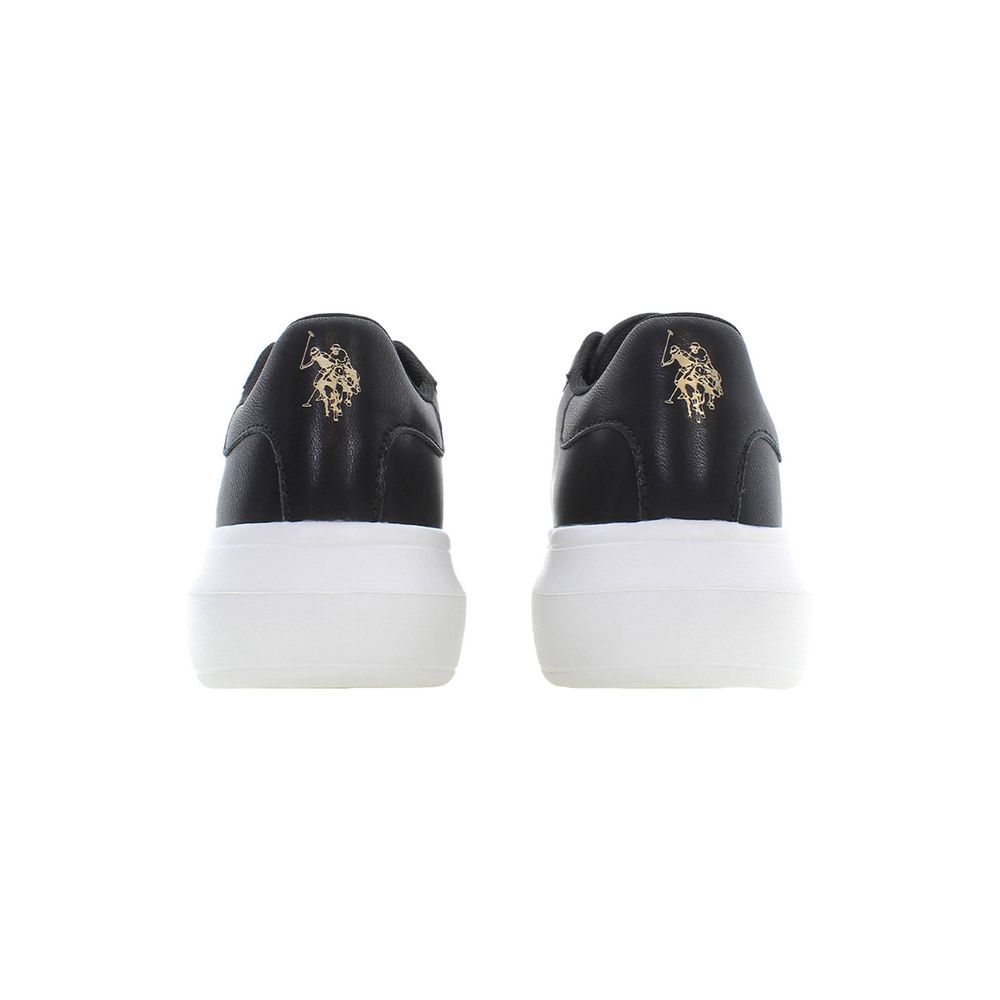 U.S. POLO ASSN. Schwarzer Polyester Damen Sneaker