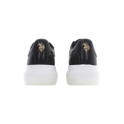 U.S. POLO ASSN. Schwarzer Polyester Damen Sneaker