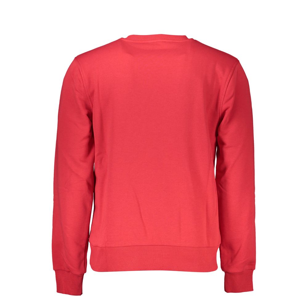 Cavalli Class Roter Baumwollpullover für Männer