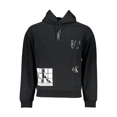 Calvin Klein Schwarzer Baumwollpullover für Männer