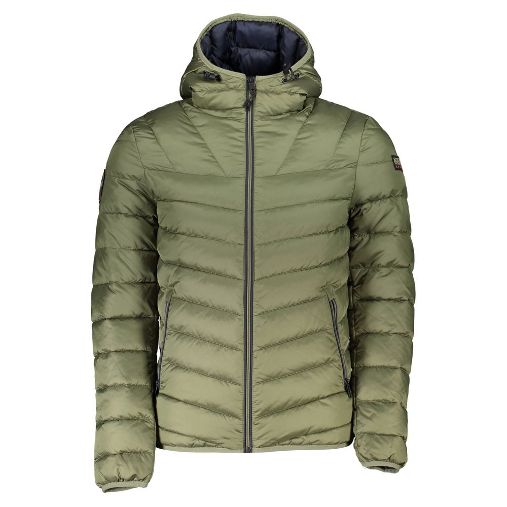 Napapijri Grüne Polyamid Herren Jacke