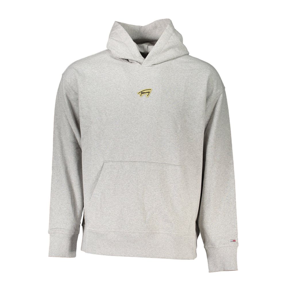 Tommy Hilfiger Grauer Baumwollpullover für Männer