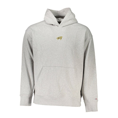 Tommy Hilfiger Grauer Baumwollpullover für Männer