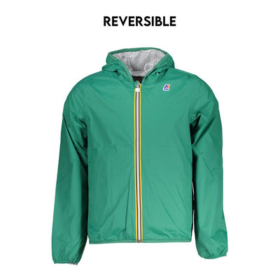 K-WAY Wasserdichte Jacke mit Kapuze, wendbar