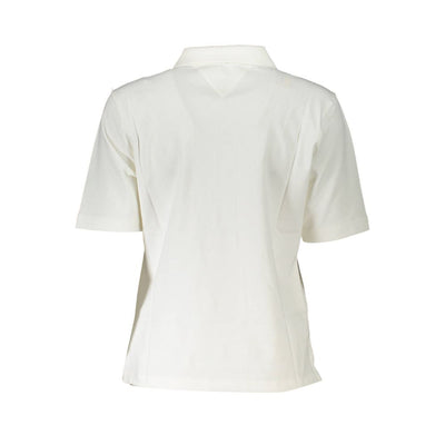 Tommy Hilfiger Weißes Baumwoll-Poloshirt
