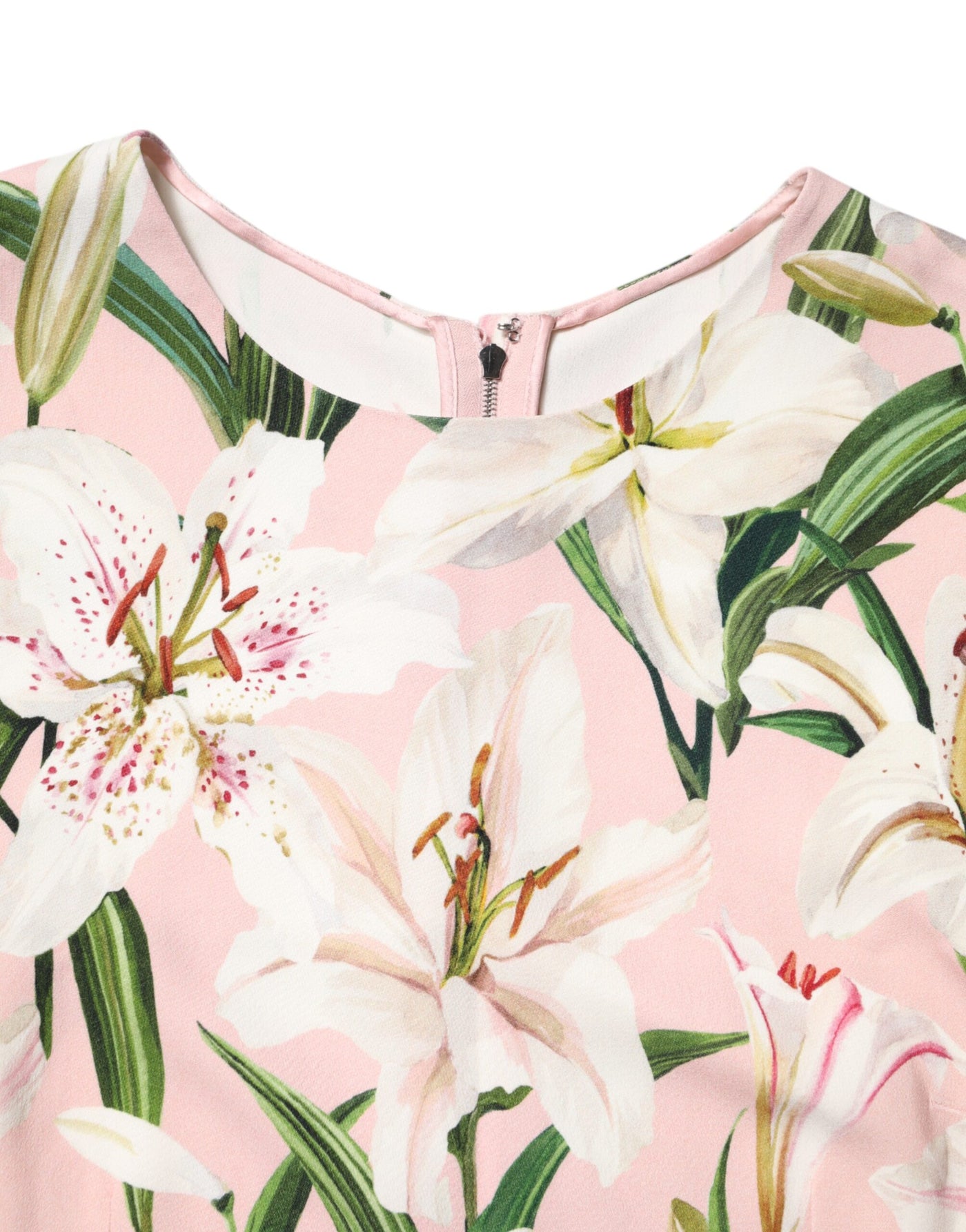 Dolce & Gabbana Mehrfarbiges Tank-Top mit Blumendruck und Rundhalsausschnitt