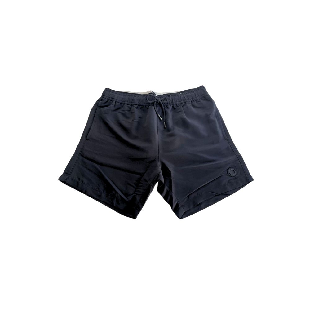Trussardi Beachwear Schwarze Polyester Herren Badeshorts