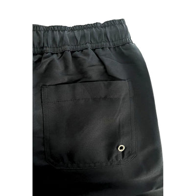 Trussardi Beachwear Schwarze Polyester Herren Badeshorts