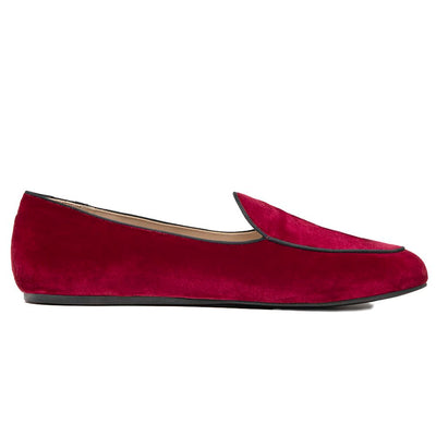 Charles Philip Roter Samt Loafer