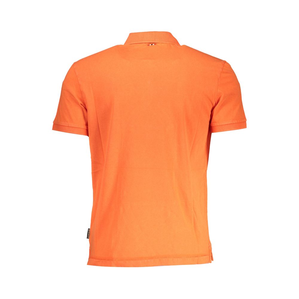 Napapijri Rotes Baumwoll-Poloshirt für Männer