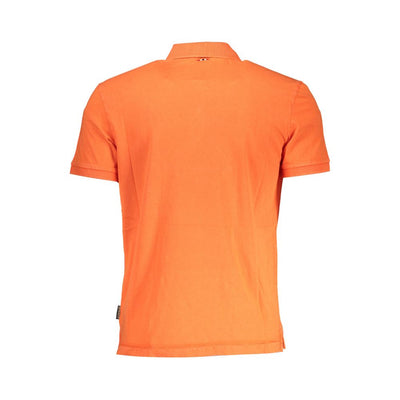 Napapijri Rotes Baumwoll-Poloshirt für Männer