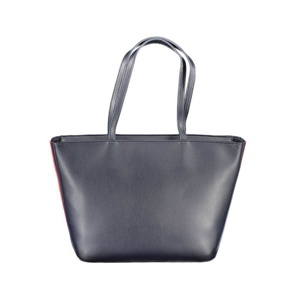 Tommy Hilfiger Blaue Polyester-Handtasche